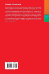 Statistische Thermodynamik achterzijde