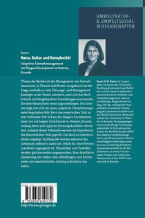 Natur, Kultur Und Komplexitat achterzijde