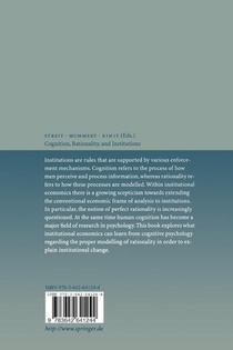 Cognition, Rationality, and Institutions achterzijde