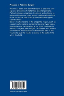 Surgery in Solitary Kidney and Corrections of Urinary Transport Disturbances achterzijde