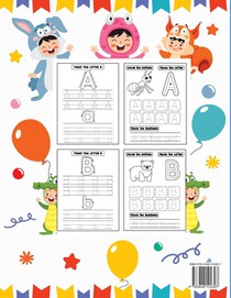 ABC Letter Tracing Book for Kids Tracing Worksheet achterzijde