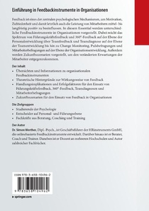 Einfuhrung in Feedbackinstrumente in Organisationen achterzijde