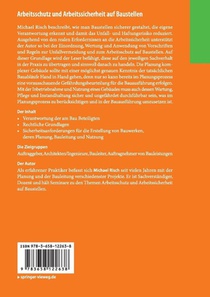 Arbeitsschutz und Arbeitssicherheit auf Baustellen achterzijde