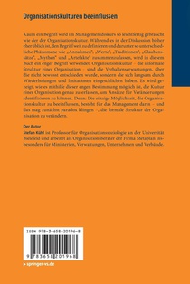 Organisationskulturen beeinflussen achterzijde