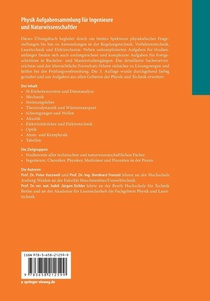 Physik Aufgabensammlung fur Ingenieure und Naturwissenschaftler achterzijde