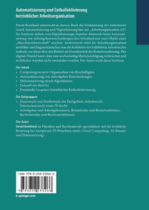 Automatisierung und Entkollektivierung betrieblicher Arbeitsorganisation achterzijde