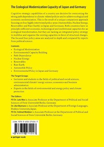 The Ecological Modernization Capacity of Japan and Germany achterzijde