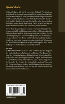 Hjalmar Schacht achterzijde