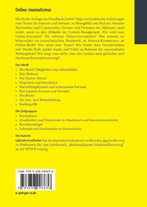 Online-Journalismus achterzijde