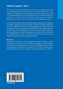 Palliative Logopadie - Band 1 achterzijde