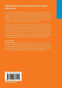 Algorithm-Driven Truss Topology Optimization for Additive Manufacturing achterzijde