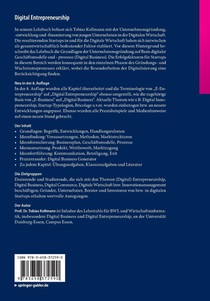 Digital Entrepreneurship achterzijde