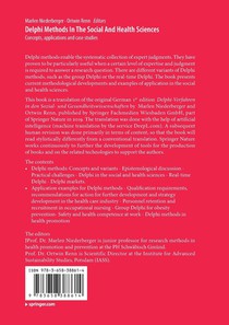 Delphi Methods In The Social And Health Sciences achterzijde