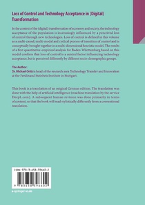 Loss of Control and Technology Acceptance in (Digital) Transformation achterzijde