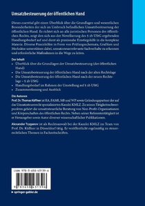 Umsatzbesteuerung der offentlichen Hand achterzijde