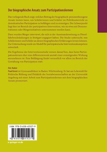 Der biographische Ansatz zum Partizipationslernen achterzijde