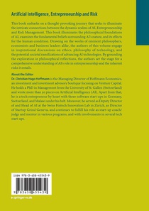 Artificial Intelligence, Entrepreneurship and Risk achterzijde