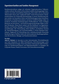 Eigentümerfamilien und Familien-Management achterzijde