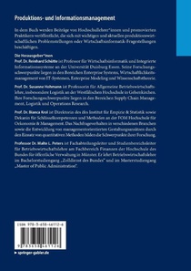 Produktions- und Informationsmanagement achterzijde