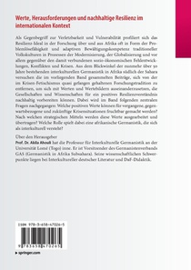 Werte, Herausforderungen und nachhaltige Resilienz im internationalen Kontext achterzijde