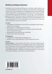 Mediation und Dialoge moderieren achterzijde