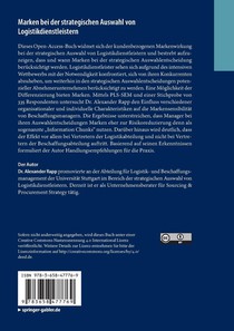 Marken bei der strategischen Auswahl von Logistikdienstleistern achterzijde
