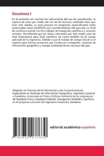 Geodesia I achterzijde