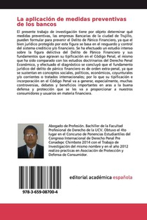 La aplicacion de medidas preventivas de los bancos achterzijde