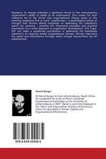 Using Logotherapy to Change Organisations achterzijde