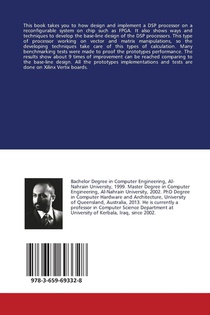 Design of Softcore DSP Processors on FPGA Chips achterzijde