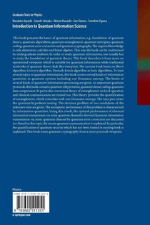 Introduction to Quantum Information Science achterzijde