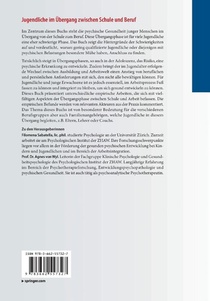 Jugendliche Im UEbergang Zwischen Schule Und Beruf achterzijde