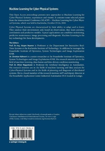 Machine Learning for Cyber Physical Systems achterzijde