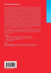 Arithmetik und Zahlentheorie achterzijde
