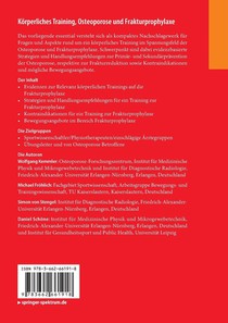 Körperliches Training, Osteoporose und Frakturprophylaxe achterzijde