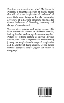 The Llama in Pajamas achterzijde