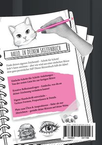 Zeichnen lernen leicht gemacht - Dein Skizzenbuch für deinen eigenen Zeichenstil achterzijde