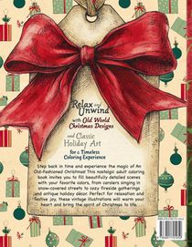 Vintage Holiday Coloring Pages achterzijde