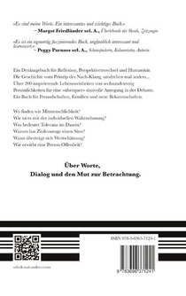 Humanität - denk mal anders achterzijde