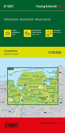 East Friesland Guide 1:170.000, freytag & berndt, EF0017 achterkant