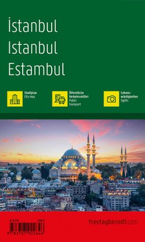 Istanbul City Map achterkant
