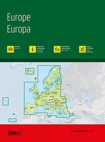 Europe Road Atlas 2025 achterzijde