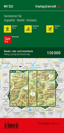 Tannheimer Valley Hiking, Cycling and Leisure Map achterkant