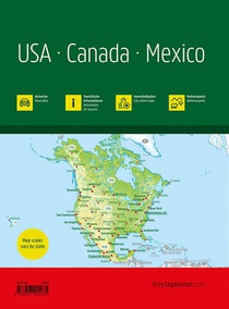 USA - Canada - Mexico Road Atlas 2026/2027 achterzijde