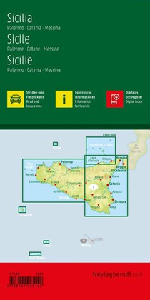 Sicily - Palermo, Catania, Messina achterzijde