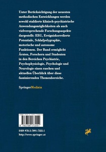 Neurophysiologische Untersuchungen in Der Psychiatrie achterzijde