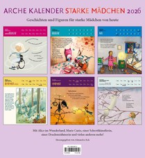 Arche Kalender Starke Mädchen 2026 achterkant