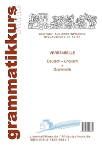 Verbtabelle Deutsch A1 A2 B1 achterzijde