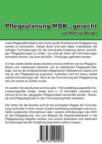 Pflegeplanung MDK - gerecht achterzijde