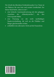 Gegen das Geschaft mit dem Klimawandel achterzijde